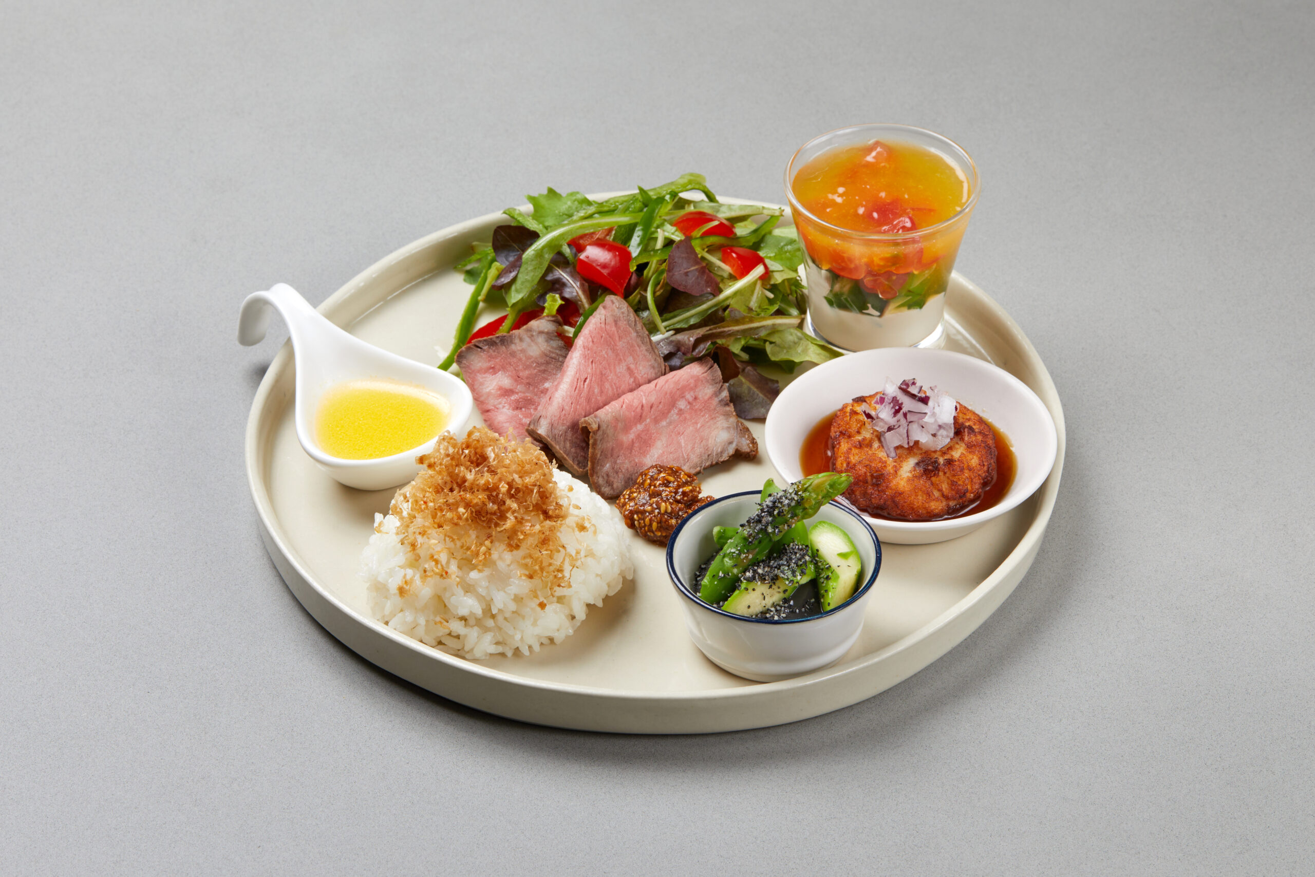 【NEW】オリーブ牛のローストビーフと鱧の贅沢プレート