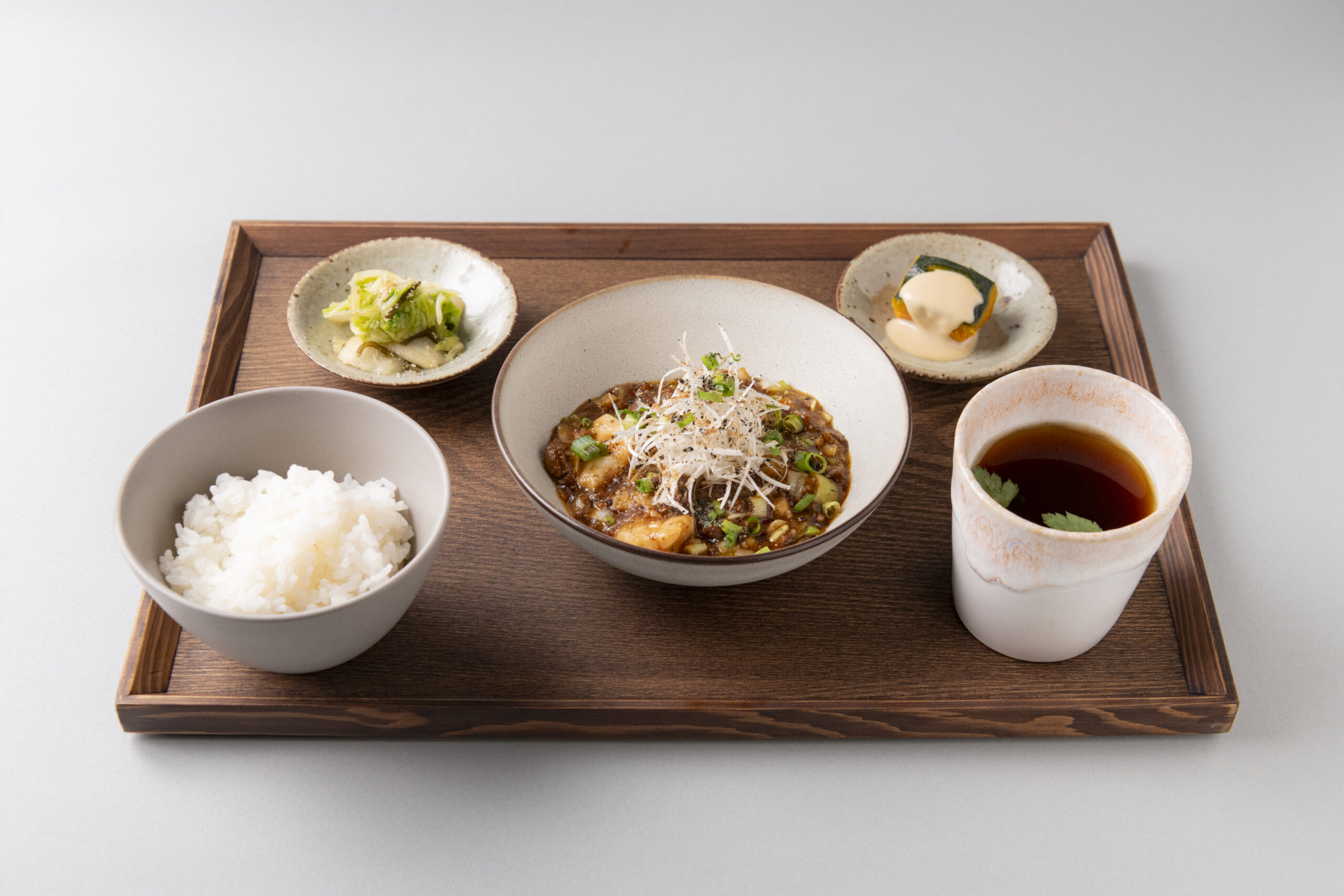 【DINNER】麻婆ごま豆腐定食