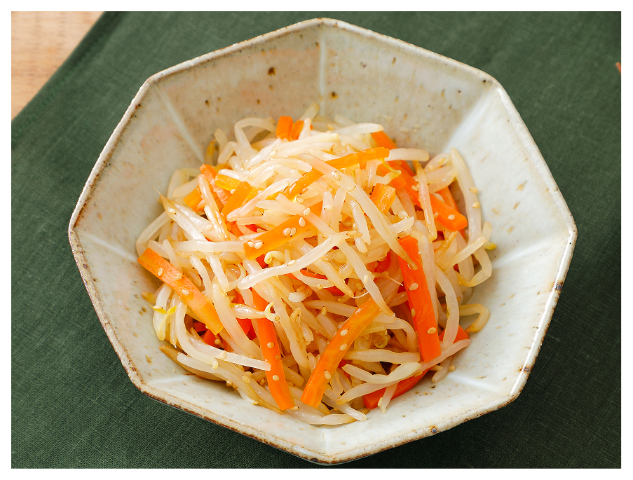 かけるレシピ_もやしとにんじんのナムル