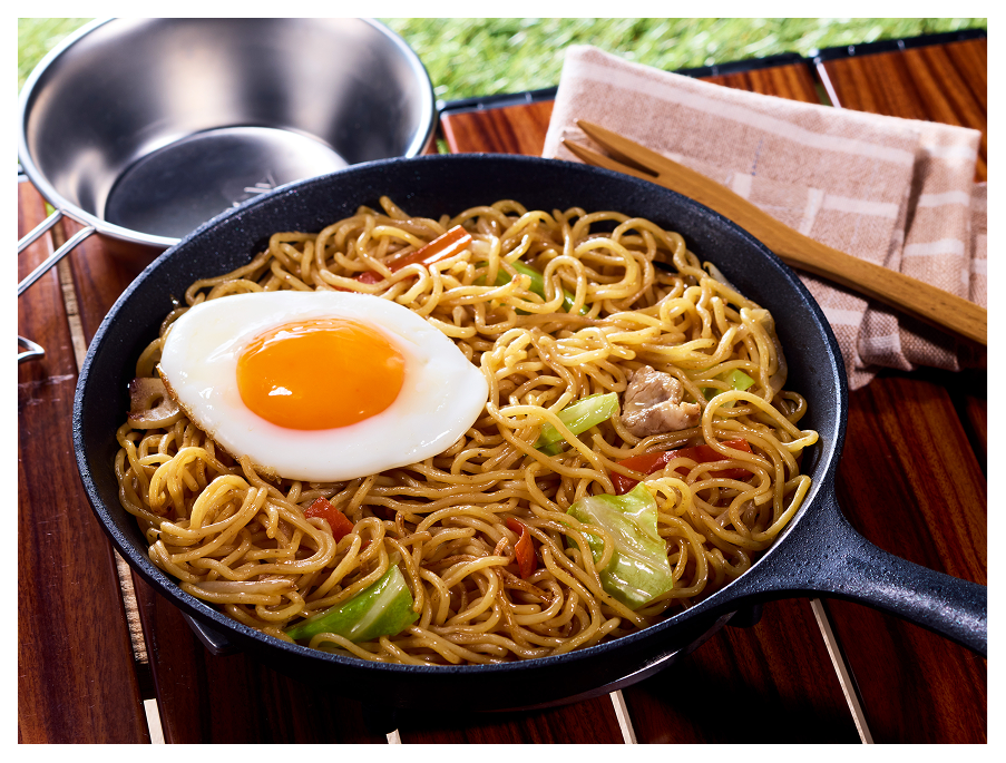 かけるレシピ_ごま油香るスタミナ焼きそば