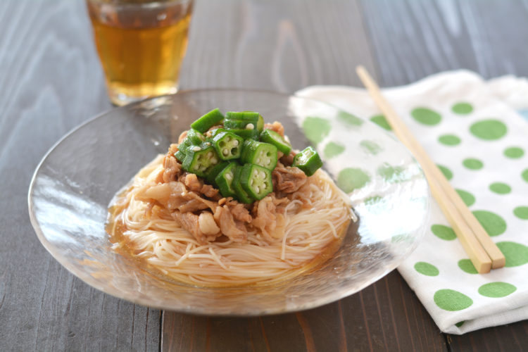 冷やし豚だれそうめん