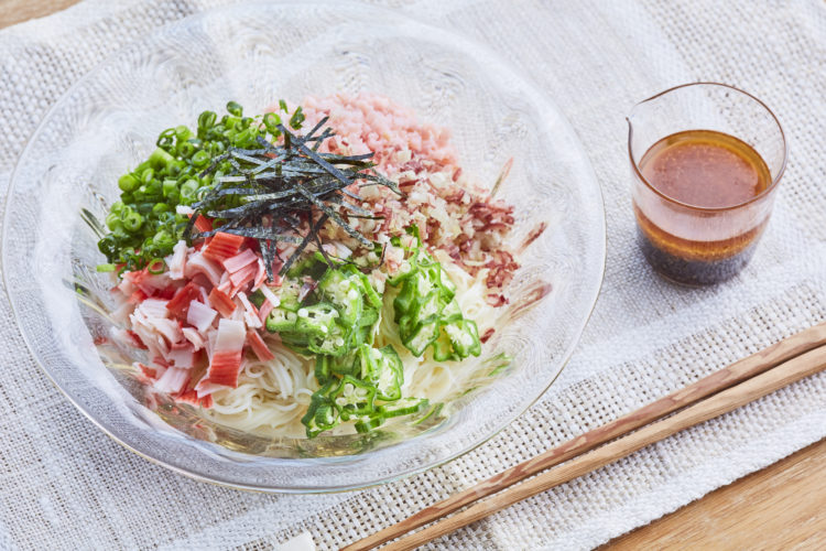 香味野菜ぶっかけそうめん