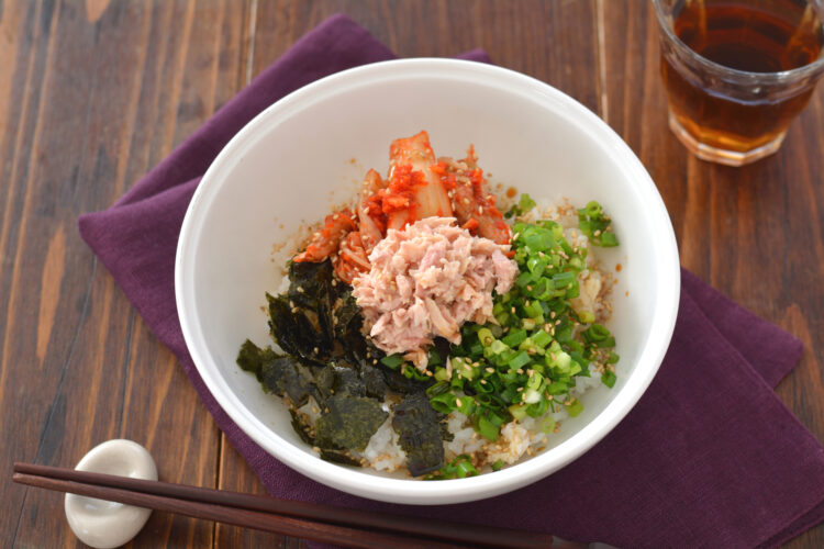 ツナキムチ丼