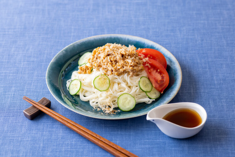 ごま香る納豆和え麺