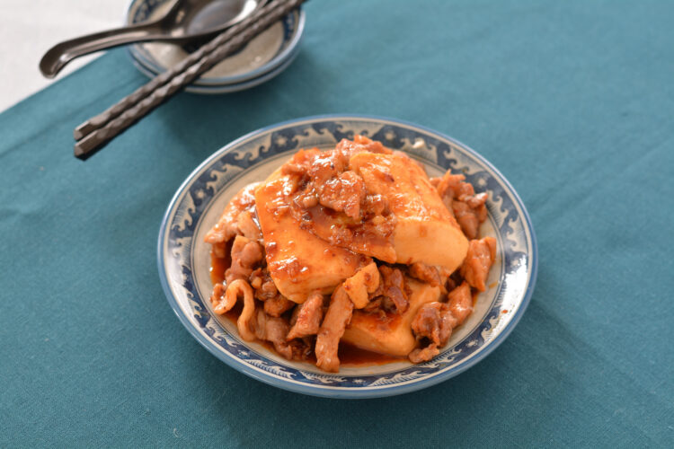 豚肉と豆腐のピリ辛炒め