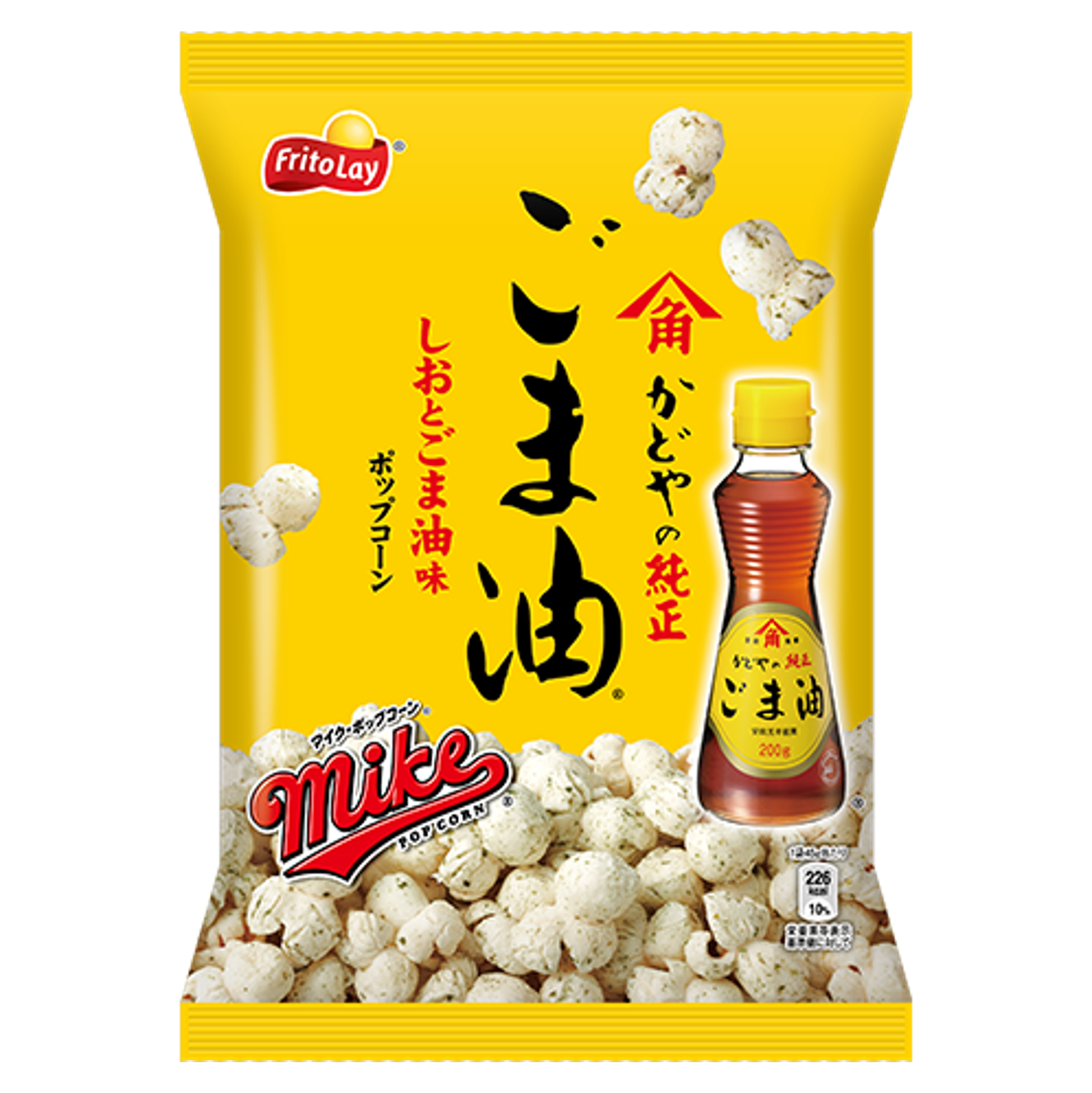 ジャパンフリトレー<br>マイクポップコーン しおとごま油味