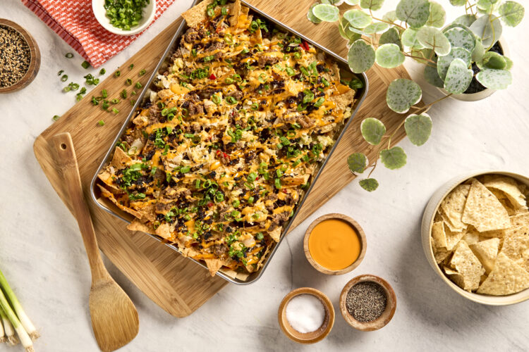 Asian beef nachos