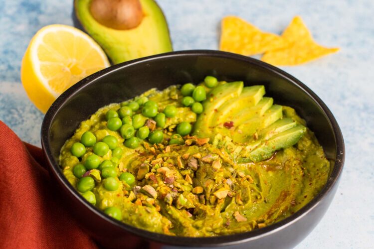 Green pea & Sesame Guacamole