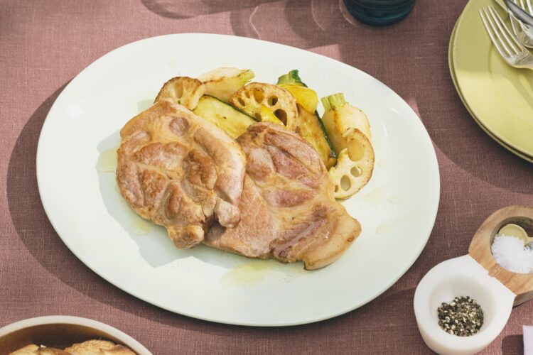 豚肩肉のロースト	イゾレッタかけ